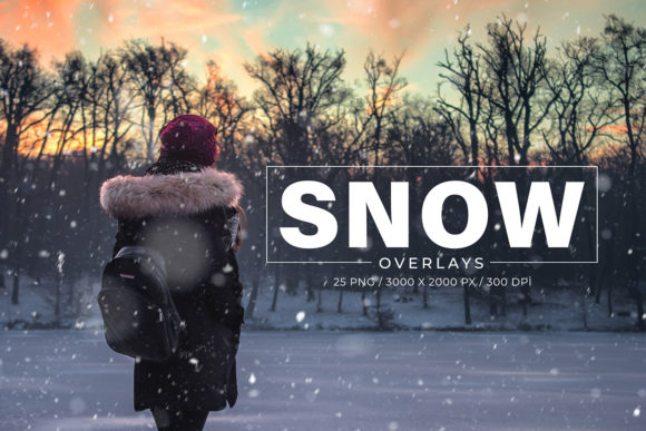 25 Snow Photoshop Overlays — Illustrations for Real Crafting