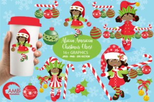 Aa Xmas Elves Clipart: Festive Illustrations for Branding
