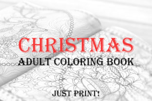 Christmas Adult Coloring Book & Coloring Pages Amp