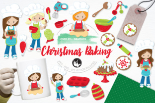 Christmas Baking Illustrations