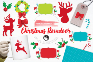 Christmas Reindeer Illustrations