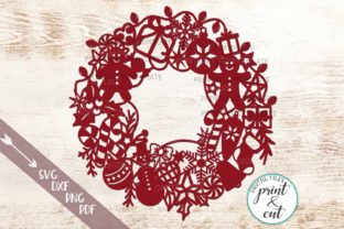 Christmas Wreath: A Crafts-Ready Graphic Design Asset