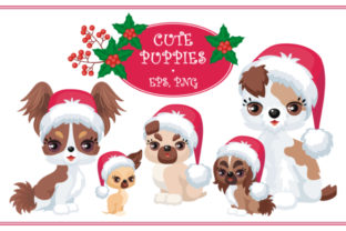 Cute Puppies Christmas Mini Set