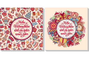 Frohe Weihnachten. Neues Jahr Illustrations