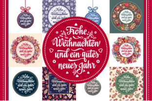 Frohe Weihnachten - Neues Jahr Illustrations Bundle