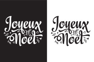 Joyeux Noel Illustrations for Greeting Cards & Banners
