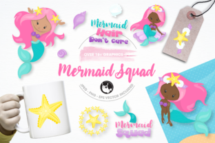 Mermaid Squad Graphics and Illustrations
