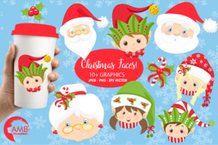 Santa and Friends Clipart: Festive Illustrations for Handmade Creators