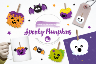 Spooky Pumpkins Graphics and Illustrations