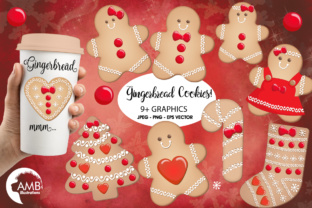 Xmas Cookies Clipart: Festive Illustrations for Local Branding